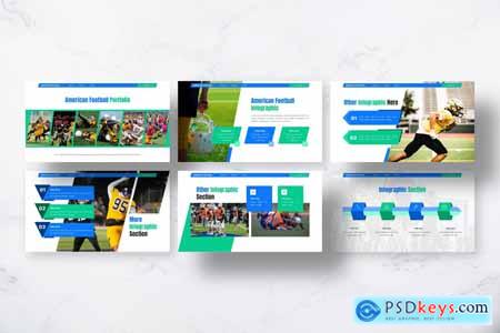 American Football - Sport Powerpoint Templates American Football - Sport Powerpoint Templates