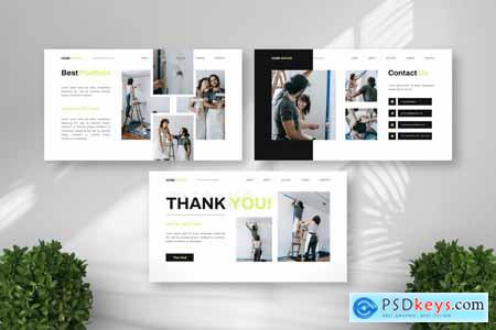 Home Repair - Service Powerpoint Templates