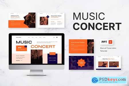 Music Concert - Musical Powerpoint Templates