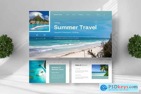 Summer Travel - Vacation Powerpoint Templates