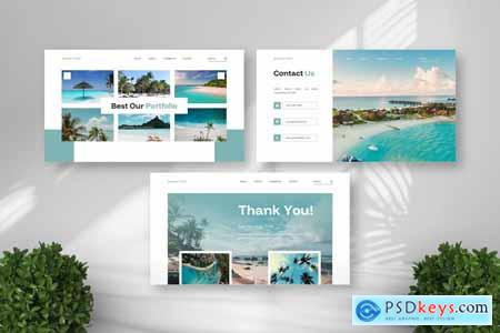 Summer Travel - Vacation Powerpoint Templates