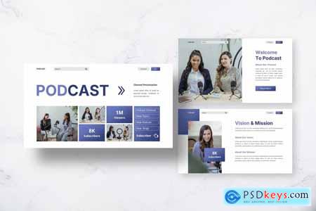 Podcast - Channel Powerpoint Templates
