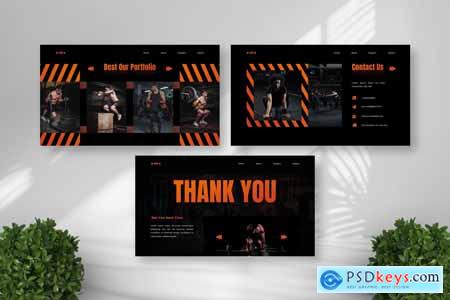 GYM - Fitness Powerpoint Templates