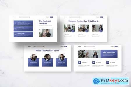 Podcast - Channel Powerpoint Templates