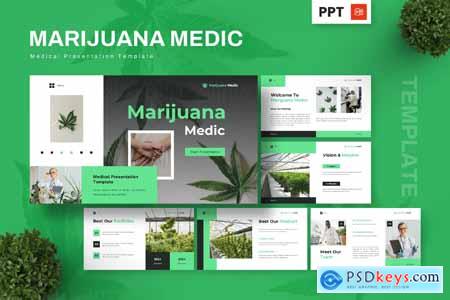 Marijuana Medic - Medical Powerpoint Templates