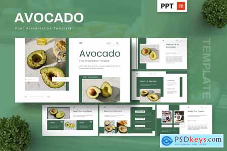 Avocado - Food Powerpoint Templates