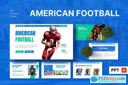 American Football - Sport Powerpoint Templates American Football - Sport Powerpoint Templates