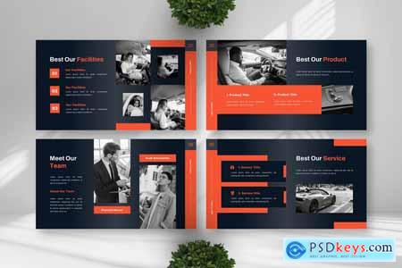 Learn To Drive - Car Powerpoint Templates