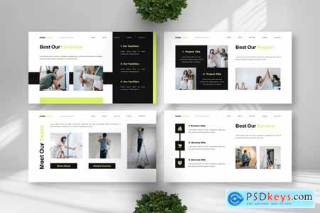 Home Repair - Service Powerpoint Templates