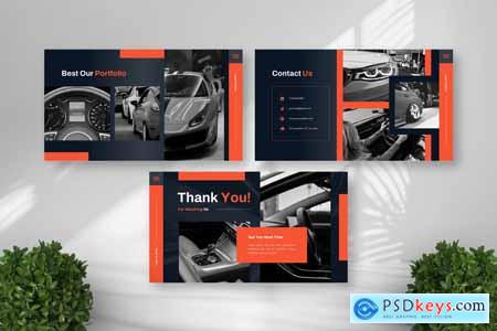 Learn To Drive - Car Powerpoint Templates