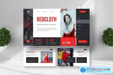 Redcloth - Fashion Powerpoint Templates