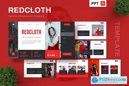 Redcloth - Fashion Powerpoint Templates