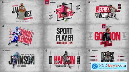 Sport Player Introduction Mogrt 58042976