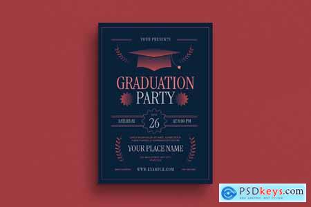 Elegant Graduation Party Event Flyer