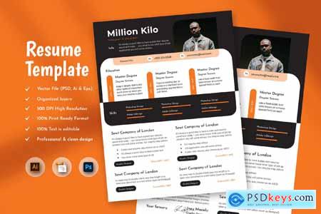 Stake Creative Resume & CV Template