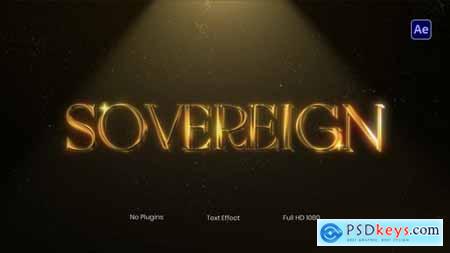 Gold Text Animation 58118015