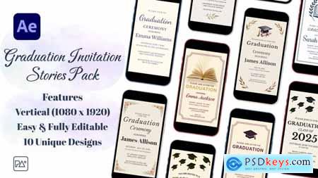 Graduation Invitation Stories Pack For After Effects 58113695