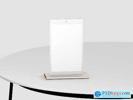 Table Standee Mockup