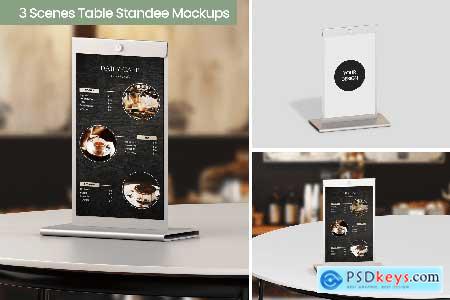 Table Standee Mockup
