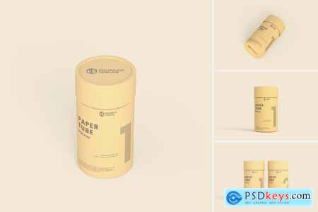 Cardboard tube mockup