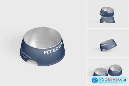 Pet Food Bowl Mockup