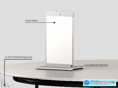 Table Standee Mockup