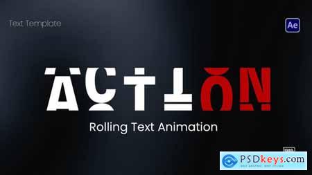 Rolling Text Animation 58162462