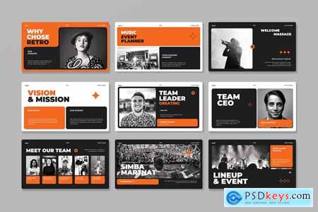 Bold Minimalism Event Planner Powerpoint - Semar