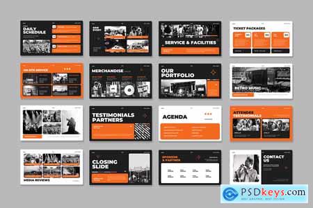 Bold Minimalism Event Planner Powerpoint - Semar