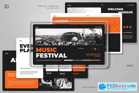 Bold Minimalism Event Planner Powerpoint - Semar