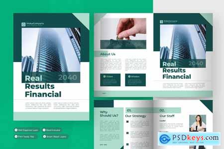 Green White - Bifold Brochure