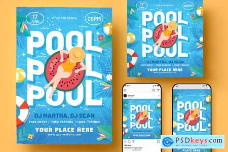 Pool Party Flyer