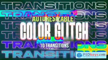 Color Glitch Transitions 58190881