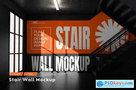 Stair Wall Mockup