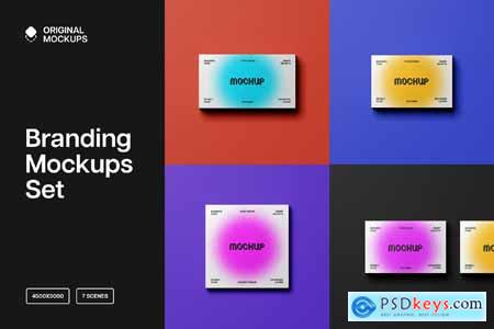 Branding Stationery Mockups Set