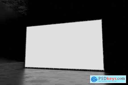 Digital LED Screen Mockup