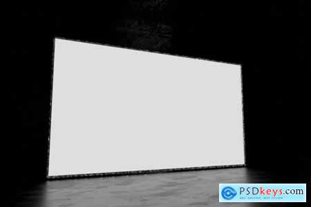 Digital LED Screen Mockup