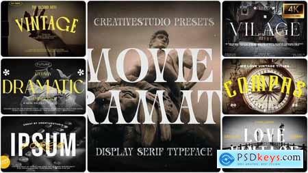 Dramatic Movie Titles MOGRT 58163464