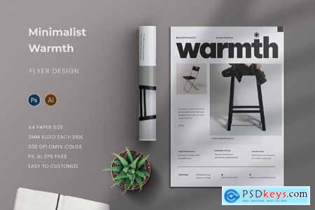 Minimalist Warmth Furniture Flyer