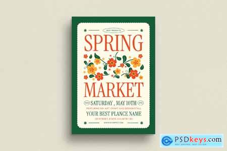 Spring Market Event Flyer