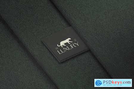 Woven Label Embroidery Mockup 001