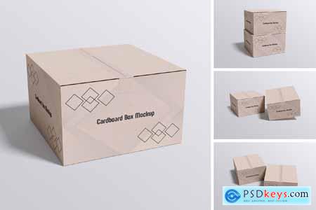Cardboard Box Mockup