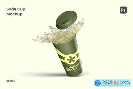 Soda Cup Mockup