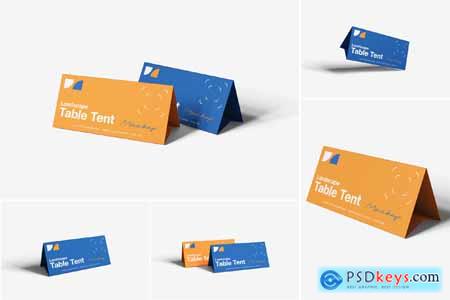 Landscape Table Tent Mockup