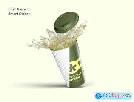 Soda Cup Mockup