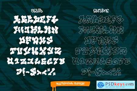 Beast Quotz  Wild Graffiti Font