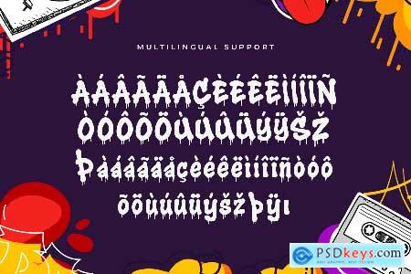 Graff Blast  A Modern Graffiti Font