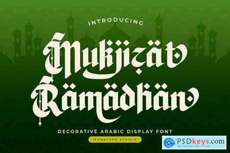 Mukjizat Ramadan - Arabic Font