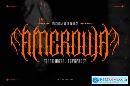 Amerowa - Gothic Font