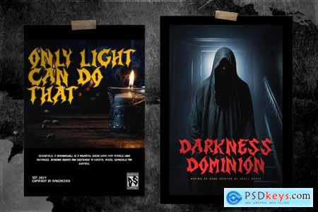 Sacrifice Horror Black Metal Display Font